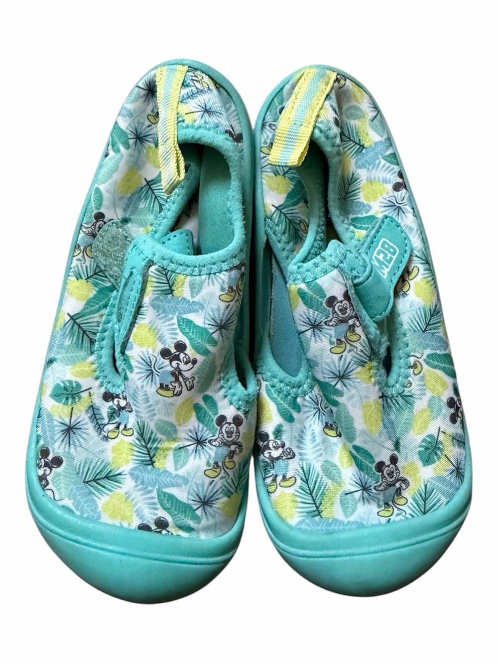 Turquoise Kids Mickey Water Shoes Size 11/12